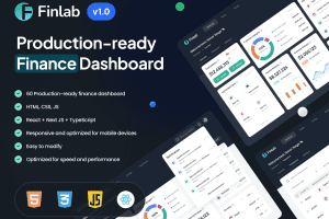 UI8 – Finlab Coded finance dashboard U1143