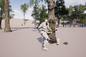 Unreal Engine –Chaos based Choppable and Interactive Trees V1 UE405