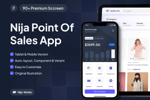 UI8 – Nija POS App UI KIT U1161