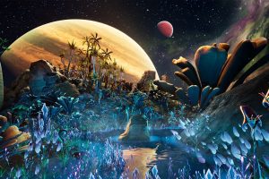 Unreal Engine –Alien Planet Fantasy Environment – Grassland Plants UE1053