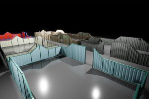 Unreal Engine –Modular Suburban Metal Fence UE255