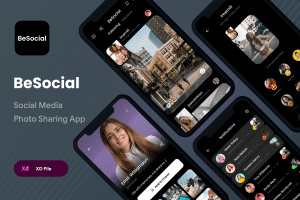 UI8 – BeSocial Media Photo Sharing App U1206