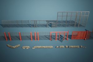 Unreal Engine – Industrial VOL.2 – Security Fences and Barriers UE421