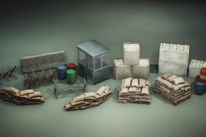 Unreal Engine – Military Supplies – VOL.3 – Security Checkpoint UE433