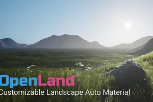 Unreal Engine – OpenLand – Customizable Landscape Auto Material UE441