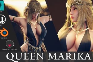 Artstation – Queen Marika The Eternal – Game Ready UE479