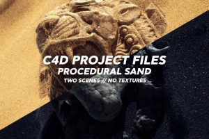 Artstation-Procedural Sand scenes C4d/Octane C5326