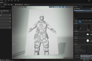 Unreal Engine – Post Process Hand Draw Outline UE1134