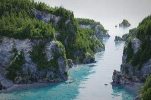Artstation-Large Coastal Cliff Scan Collection PBR C5327