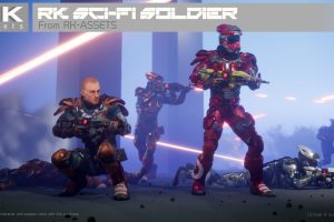 Unreal Engine – RK Sci-Fi Soldier UE1145