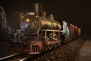 Unreal Engine – Vintage train UE1181