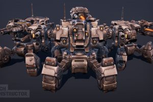 Unreal Engine – Mech Constructor – Spiders and Tanks UE1195