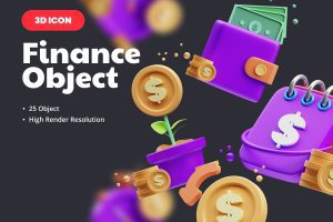 UI8 – Finance 3D Illustration U1055