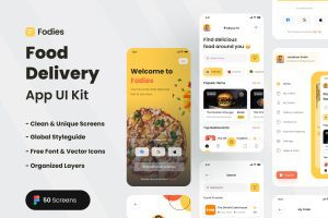UI8 – Fodies – Food Delivery App UI Kit U1061
