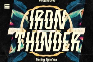 UI8 – Iron Thunder – Display Font U1073