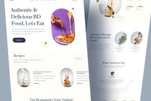 UI8 – Landing Page UI Kit Design U1075