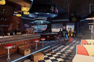 Unreal Engine – Restaurant – American Restaurant – Cafe – Diner Environment UE531