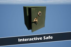 Unreal Engine – Interactive Safe – Combination Lock UE1234