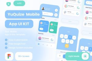 UI8 – YuQuize Quiz App UI Kit U1106
