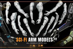 Artstation – SCI-FI ARM MODELS v2 C5414