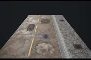 Unreal Engine – “Road” – Materials and Decals UE1248