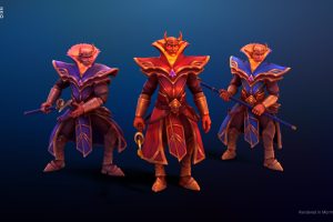 Unreal Engine – Stylized Fantasy Pyromancer UE1251