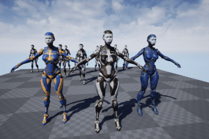 Unreal Engine –Female Robot UE289
