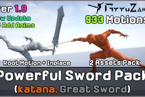 Unreal Engine – 2 Assets Powerful Sword Pack UE1257