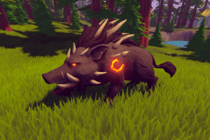 Unreal Engine – Stylized Boar Boss – RPG Forest Animal UE454
