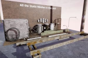 Unreal Engine – Procedural Utility Tower and Electric Meters UE1290