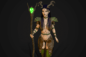 Unreal Engine –Forest Druid Girl UE290