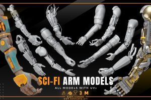 Artstation-SCI-FI ARM MODELS C5341