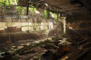 Unreal Engine –Abandoned Basketball Court/Gym UE262