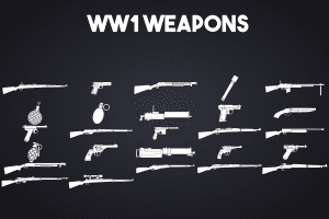 Unreal Engine – Weapon Icons – (WW1, WW2, Modern) Handcrafted – 2K UE1207