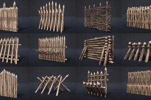 Unreal Engine –Palisade Walls and Barriers – v1 UE354