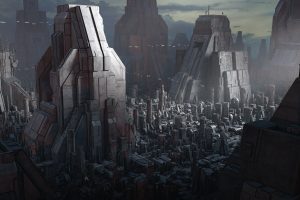 Artstation-SCI-FI Brutalist C5324