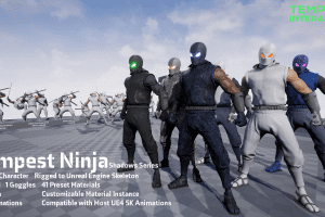 Unreal Engine – Tempest Ninja – Shadows Series UE1166
