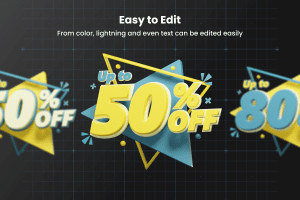 UI8 – e-Commerce 3D Editable Text U1134