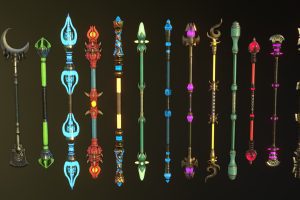 Unreal Engine –  Fantasy Staff Pack UE1068
