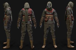 Artstation-The process of creating a medieval clothing set in Marvelous designer C5373