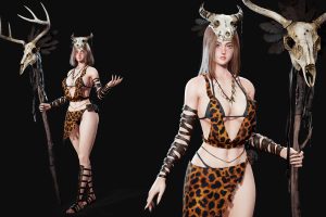 Unreal Engine – Shaman Girl Modular UE1404