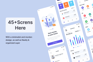 UI8 – Bankoo-Banking Mobile App UI Kit U1342