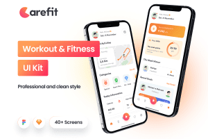 UI8 – Carefit – Workout & Fitness App U1347