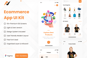 UI8 – E-Commerce App UI Kit U1229