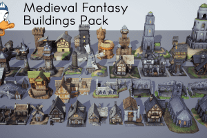 Unreal Engine – Medieval Fantasy Buildings UE1461