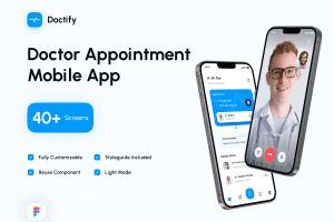 UI8 – Doctify – Doctor Appointment Mobile Apps U1356