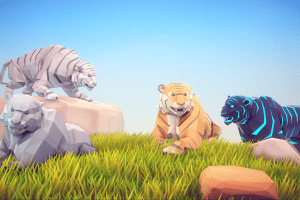 Unreal Engine – Poly Art Tiger UE1475