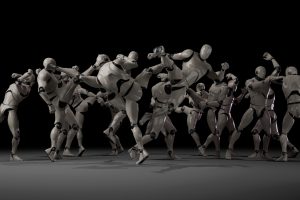 Unreal Engine – Combat animations – Kickboxing and Muay Thai V2 UE1442