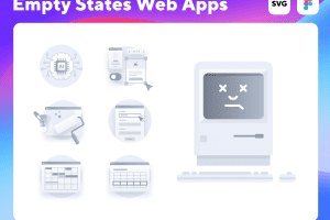 UI8 – Empty State Icons: Web Apps U1363