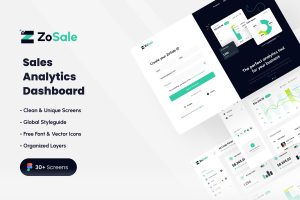 UI8 – ZoSale-Sales Analytics Dashboard U1331